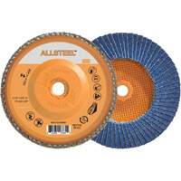 Allsteel 06W462 Disque &agrave; lamelles AllSteel, 4-1/2" x 5/8"-11, Type 27, Grain 120, Alumine de zirconium
