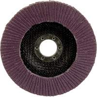 3M AB05919 Disque &agrave; lamelles &agrave; changement rapide 769F, 5" x 7/8", Type 27, Grain 80+, C&eacute;ramique