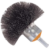 Walter Technologies Pour Surface 13C215 Brosse sph&eacute;rique mont&eacute;e &agrave; fils cr&ecirc;p&eacute;s, 1-1/2", Fils 0,008", Tige 1/4"