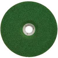 3M AB50445 Green Corps Depressed Centre Wheel, 7" x 1/8", 7/8" Arbor, Ceramic, Type 27