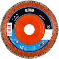 Premium LongLife Flap Disc, 4-1/2" x 7/8", Type 27, 120 Grit, Zirconium  NY009 | TENAQUIP