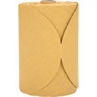 Stikit™ Gold Sanding Disc Roll, 6" Dia., P100 Grit, Aluminum Oxide  NY214 | TENAQUIP