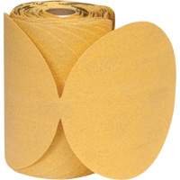Norton 66261183817 Rouleau de disques PSA en papier Gold Reserve A296, 6" dia., Grain P120, Oxyde d'aluminium