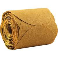 Norton ROLL OF 100 DISCS Disque en papier PSA Gold Reserve, 6" dia., Grain P60, Oxyde d'aluminium