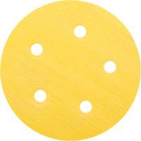 Norton 66623307114 Gold Reserve A296 Paper H&L Vacuum Disc, 5" Dia., 320 Grit, Aluminum Oxide, C-Weight
