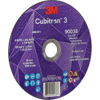 3M 7100399069 Cubitron 3 Cut-Off Wheel, 6" x 0.045", Type T27, Ceramic, 10200 RPM