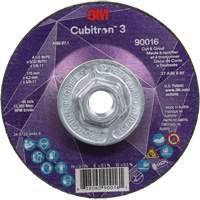 3M 7100313194 Cubitron 3 Cut & Grind Wheel, 4-1/2" x 5/32", 5/8"-11 Arbor, Type T27, 36+ Grit, Ceramic