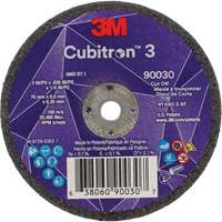 3M 7100303860 Cubitron 3 Cut-Off Wheel, 3" x 0.035", 1/4" Arbor, Type T1, Ceramic, 21000 RPM