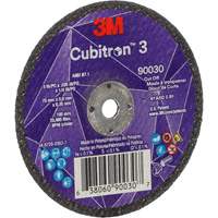 3M 7100303860 Cubitron 3 Cut-Off Wheel, 3" x 0.035", 1/4" Arbor, Type T1, Ceramic, 21000 RPM