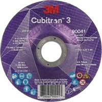 3M 7100304008 Cubitron 3 Cut-Off Wheel, 4-1/2" x 0.045", 7/8" Arbor, Type T27, Ceramic, 13300 RPM