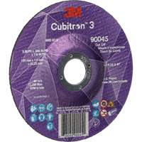 3M 7100304010 Cubitron 3 Cut-Off Wheel, 5" x 0.045", 7/8" Arbor, Type T27, Ceramic, 12250 RPM