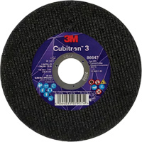 3M 7100304306 Cubitron 3 Cutting Disc, 5" x 9/32", 3/8" Arbor, Type 41