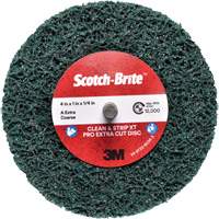 3M SB21631 Disque Clean and Strip XT Pro Extra Cut Disc XC-DC Scotch-Brite, 4" dia., Grain Extra grossier, Oxyde d'aluminium