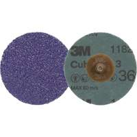 3M AB32346 Disque en Roloc fibre Cubitron 3 1182C, 3" dia., Grain 36+, C&eacute;ramique