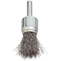 Norton 69936606145 Brosse &agrave; fils cr&ecirc;p&eacute;s avec moyeu, 3/4", Fils 0,006", Tige 1/4"