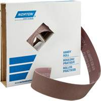 Norton 66261127731 Metalite&reg; K225 Shop Rolls, Aluminum Oxide, 1-1/2" W x 150' L, 60 Grit