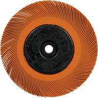 3M 7100374909 Brosse radiale en soies de pr&eacute;cision type C PN-RB avec bride Scotch-Brite , C&eacute;ramique, Grain 80+, 7-5/8" dia.