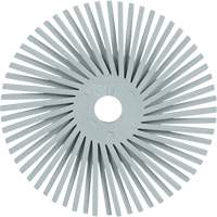 3M 7100374839 Scotch-Brite Type A Precision Radial Bristle Brush PN-RB, Ceramic, 120+ Grit, 3" Dia.