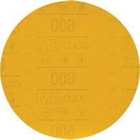 3M 7100364204 Hookit Gold Abrasive Disc 09260, 6" Dia., 600 Grit, Aluminum Oxide, C-Weight