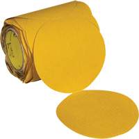 3M 7100363378 Disque abrasif dor&eacute; en rouleau Stikit 09312, 6" dia., Grain 120, Oxyde d'aluminium