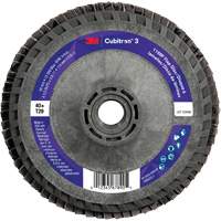 3M 7100379929 Cubitron 3 Conical  Flap Disc with Quick Change 1169F, 4-1/2" x 5/8"-11, Type T29, 40+ Grit, Ceramic