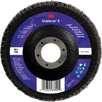 3M 7100380484 Cubitron 3 Conical  Flap Disc 1169F, 4-1/2" x 7/8", Type T29, 40+ Grit, Ceramic