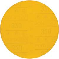 3M 9257 Hookit Gold Abrasive Disc, 6" Dia., 320 Grit, Aluminum Oxide, C-Weight