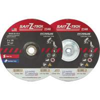 United Abrasives Inc. 22634 Sait Z-Tech Pipeline High Performance Wheel, 7" x 1/8", 5/8"-11 Arbor, Zirconium, Type 27