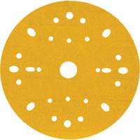 3M 09284 Hookit Gold Abrasive Disc, 6" Dia., 180 Grit, Aluminum Oxide, C-Weight