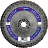 3M 7100412568 Disque &agrave; lamelles Cubitron 3 1169F, 5" x 5/8"-11, Type T29, Grain 60+, C&eacute;ramique