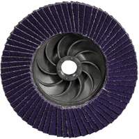 3M 7100412607 Disque &agrave; lamelles Cubitron 3 1169F, 5" x 5/8"-11, Type T27, Grain 40+, C&eacute;ramique