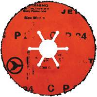 JET 500212 POWERFLEX Semi-Flexible Sanding Disc, 4-1/2" Dia., C24 Grit, Silicon Carbide