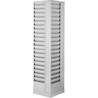 Durham Manufacturing OA174 Pr&eacute;sentoirs, Rotatif, 80 fentes, Acier, 14-1/8" la x 14 1/8" p x 66" h