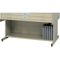 Safco 4977TS High Base for Steel Plan File Cabinet