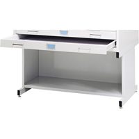 Safco 4975WH High Base for Steel Plan File Cabinet