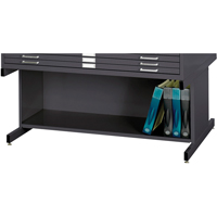 Safco 4977BL High Base for Steel Plan File Cabinet
