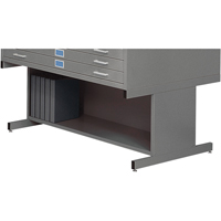 Safco 4979GR High Base for Steel Plan File Cabinet