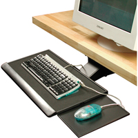 Heavy-Duty Articulating Keyboard Trays With Mouse Platform  OB539 | TENAQUIP