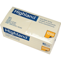 3M 6549Y Highland Note Message Pads