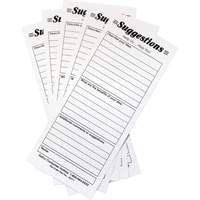 Suggestion Boxes - Suggestion Cards, 25/pkg  OE811 | TENAQUIP