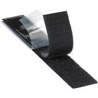 3M SJ3523-2X50 Plasticizer Resistant Fastener, Loop, 50 yds x 2", Adhesive, Black