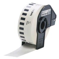 Brother DK2214 Tape Cartridge for P-touch&reg; Labeling System, 12 mm x 100', Black on White