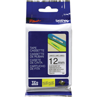 Tze Tape Cartridges, 12 mm x 26-1/4', Black on White  ON443 | TENAQUIP