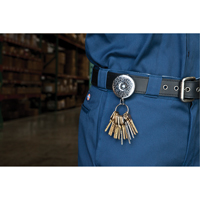Key-Bak 0485-821 D&eacute;rouleurs autor&eacute;tractables originaux #485-HDK, Chrome, C&acirc;ble 48", Fixation Agrafe de ceinture