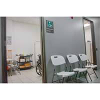 KLETON ON602 Chaises pliantes, Poly&eacute;thyl&egrave;ne, Blanc, Capacit&eacute; 350 lb