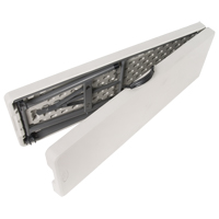 KLETON ON699 Folding Bench, Polyethylene, 72" L x 12" W x 17" H