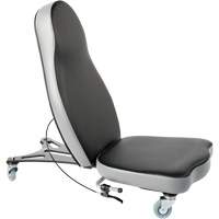 Synetik 508-00001 Flex 2 Ergonomic Chair, Vinyl, Black