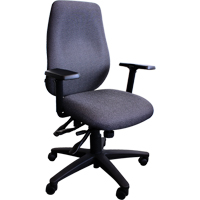 Horizon Seating P660-03-AAT-PX901 Chaises ergonomiques de s&eacute;rie petite Cierra, Tissu, Noir, Capacit&eacute; 275 lb
