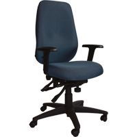 Cierra™ Petite Series Ergonomic Chairs, Fabric, Blue, 300 lbs. Capacity OP251 | TENAQUIP