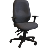Horizon Seating 660-03-AAT-PX901 Cierra Ergonomic Chairs, Fabric, Black, 275 lbs. Capacity